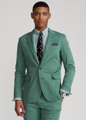 polo under suit jacket