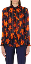 Thumbnail for your product : Paul Smith Black Iris Stripe silk shirt