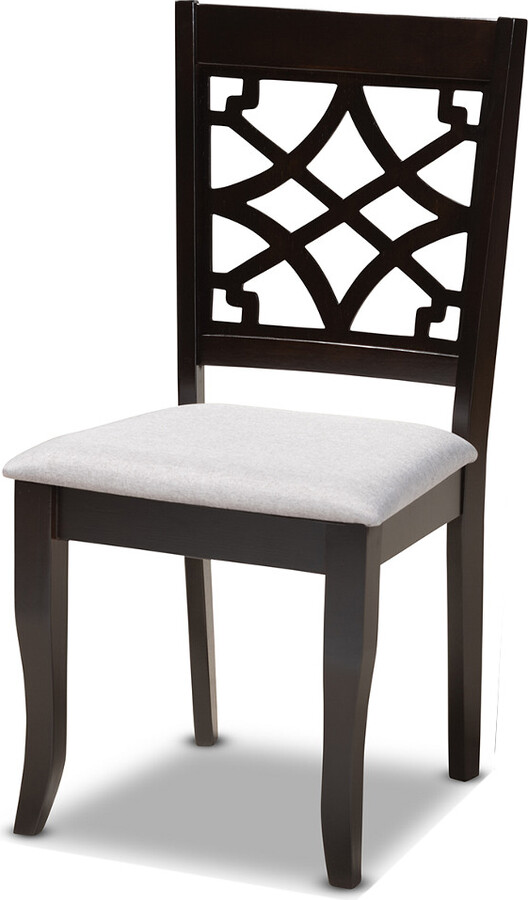 Design Studios Set Of 4 Mael Modern And Contemporary Wood Dining Chairs