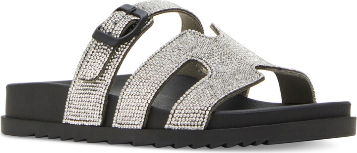 Footbed Madden Girl Teddy Sandal Madden Girl Women's Slide Sandals - Main Image