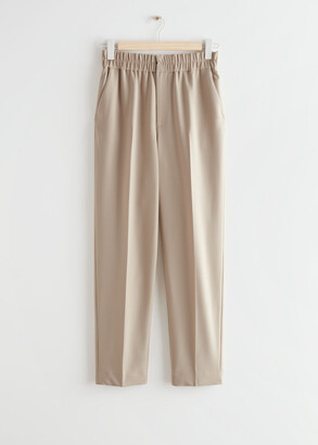 And other stories Tapered Elasticated Waist Trousers