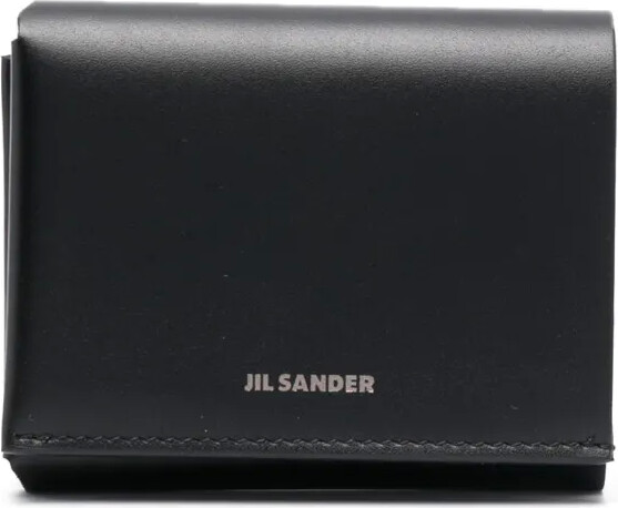 Jil Sander Logo-Plaque Leather Wallet