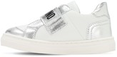 Thumbnail for your product : Moschino Teddy Bear Leather Strap Sneakers