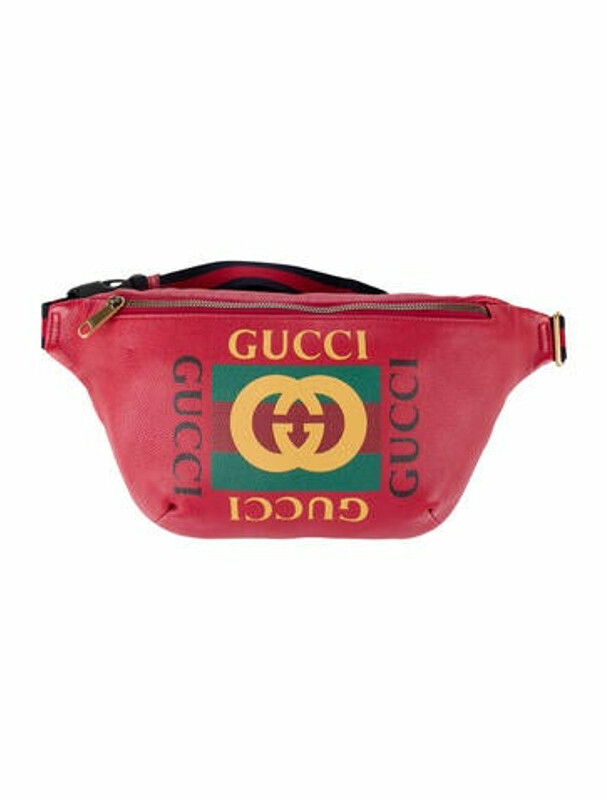 Gucci Leather Logo Print Waist Bag - ShopStyle