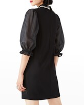 Thumbnail for your product : Kate Spade Embellished Collar Shirtdress