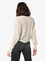 Thumbnail for your product : Frame x Imaan off-the-shoulder cinched jumper
