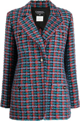 Chanel Pre Owned 1995 Single-Breasted Tweed Jacket