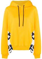 Thumbnail for your product : MSGM pleated panel hoodie