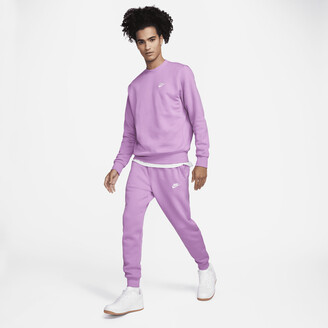 Nike Men's Sportswear Club Fleece Jogger Pants in Purple - ShopStyle