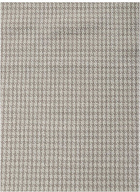 Minori Casa Capstone Rectangle Wool Area Rug in Taupe/Ivory