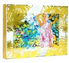 Lilly Pulitzer Metallic Leaves Picture Frame