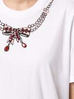 Thumbnail for your product : Markus Lupfer bow detail T-shirt