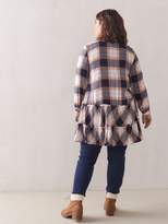 Thumbnail for your product : Addition Elle Plaid Babydoll Mini Dress