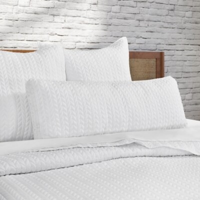 J. Queen Bold Cayman Quilted Bolster Decorative Throw Pillow