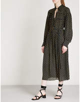Thumbnail for your product : Joseph Polka dot silk-chiffon dress