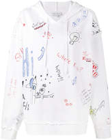 Thumbnail for your product : Mira Mikati scribble print hoodie