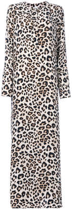 Equipment leopard print maxi dress
