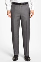 Thumbnail for your product : Santorelli Men's Luxury Flat Front Wool Trousers