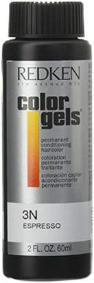 Redken Color Gels Permanent Conditioning 3N Espresso Hair Color for Unisex