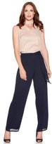Thumbnail for your product : M&Co Wide leg chiffon trousers