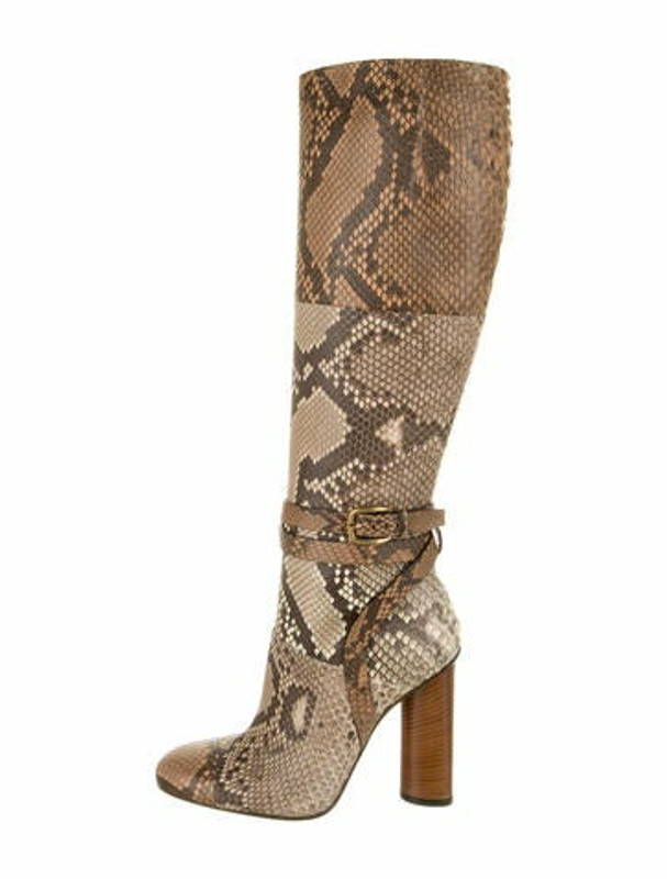 gucci python boots