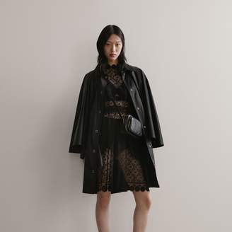 Burberry Cape Detail ECONYL Belted Coat