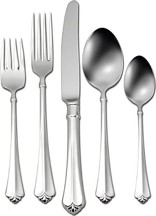 Juilliard Fleur-de-Lis 20-Piece Stainless Steel Flatware Set