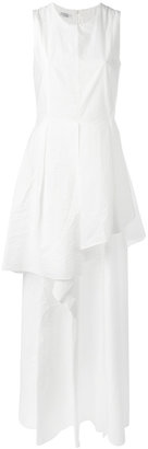 Brunello Cucinelli layered maxi dress - women - Silk/Cotton/Polyamide/Acetate - L