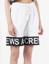 Thumbnail for your product : Andrea Crews Black/White Rollin White Band Jogging Shorts