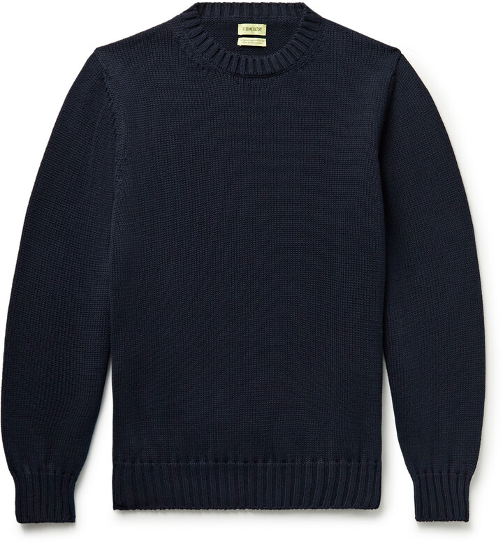 De Bonne Facture Cotton Sweater - ShopStyle Knitwear