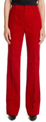 red corduroy jeans