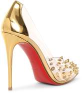 Thumbnail for your product : Christian Louboutin Collaclou 100 pvc gold studs pumps