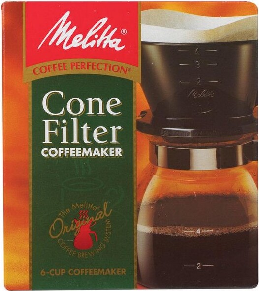 Melitta Melitta6cupsBlackPour-OverCoffeeMaker