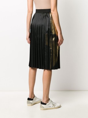 Golden Goose Riley star-print pleated skirt