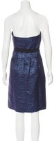 Thumbnail for your product : Lela Rose Strapless Tweed Dress