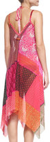 Thumbnail for your product : Jean Paul Gaultier Patchwork-Print Asymmetric Coverup Dress