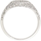 Thumbnail for your product : Yvonne Léon White Diamond Mini Oval Signet Ring