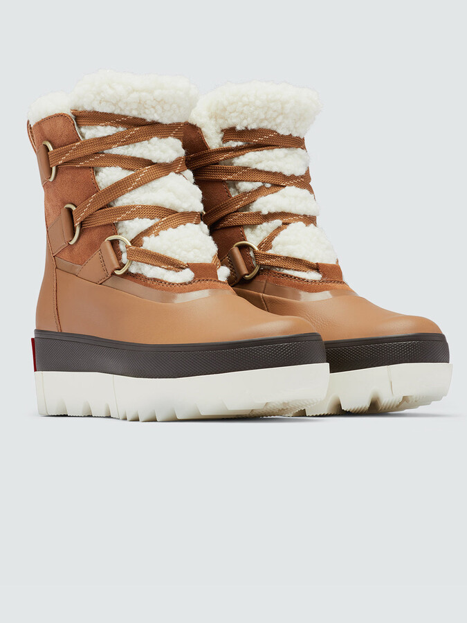 sorel joan of arctic wedge velvet tan