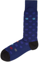 Thumbnail for your product : Paul Smith Star-Patterned Cotton-Blend Socks