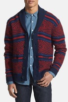 Thumbnail for your product : PRPS Pattern Lambswool Shawl Cardigan