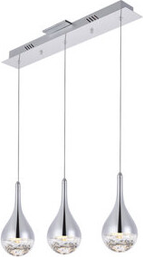 Wade Logan Carilyn 5 - Light Cluster Teardrop LED Pendant