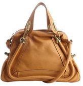 Thumbnail for your product : Chloé teak brown leather 'Paraty' convertible satchel