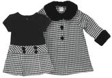 Thumbnail for your product : Sweet Heart Rose SWEETHEART ROSE Baby Girls 12-24 Months Two-Piece Metallic Houndstooth Dress & Coat Set