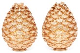 Thumbnail for your product : L'OBJET Lobjet - Pine Cone 24kt Gold-plated Salt And Pepper Shakers - Gold