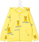 Thumbnail for your product : Mini Rodini Cat Campus zipped hoodie