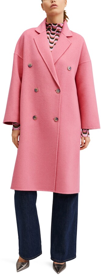 Pink Wool A Line Coat | Shop the world's largest collection of 