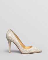 Thumbnail for your product : Badgley Mischka Pointed Toe Evening Pumps - Kat High Heel