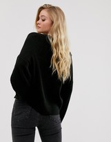 Thumbnail for your product : M Lounge jumper with rib sleeve detail
