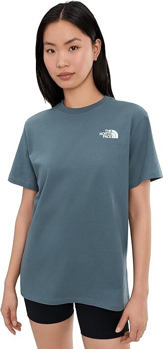 The North Face Evolution Box NSE Short Sleeve T-Shirts Women's Short Sleeve Pullover Granite Grey : XS, Cotton