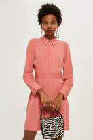 Thumbnail for your product : Topshop Pleat Mini Shirt Dress